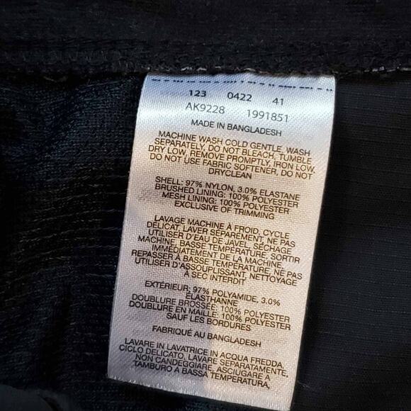 Columbia Pants Black Cargo Jogger Hiking Womens Size Large L Black Drawstring - Picture 10 of 10